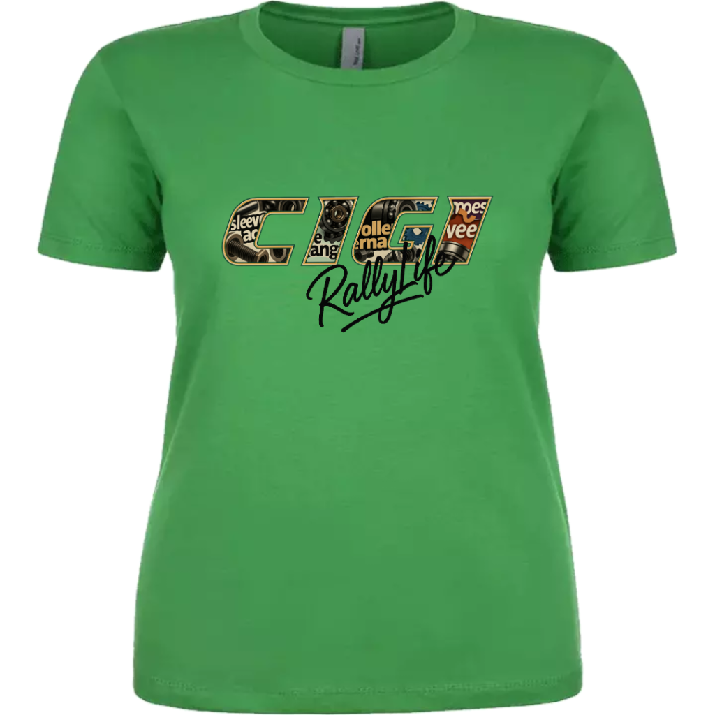 Cigi Mechanic Lady Zöld póló