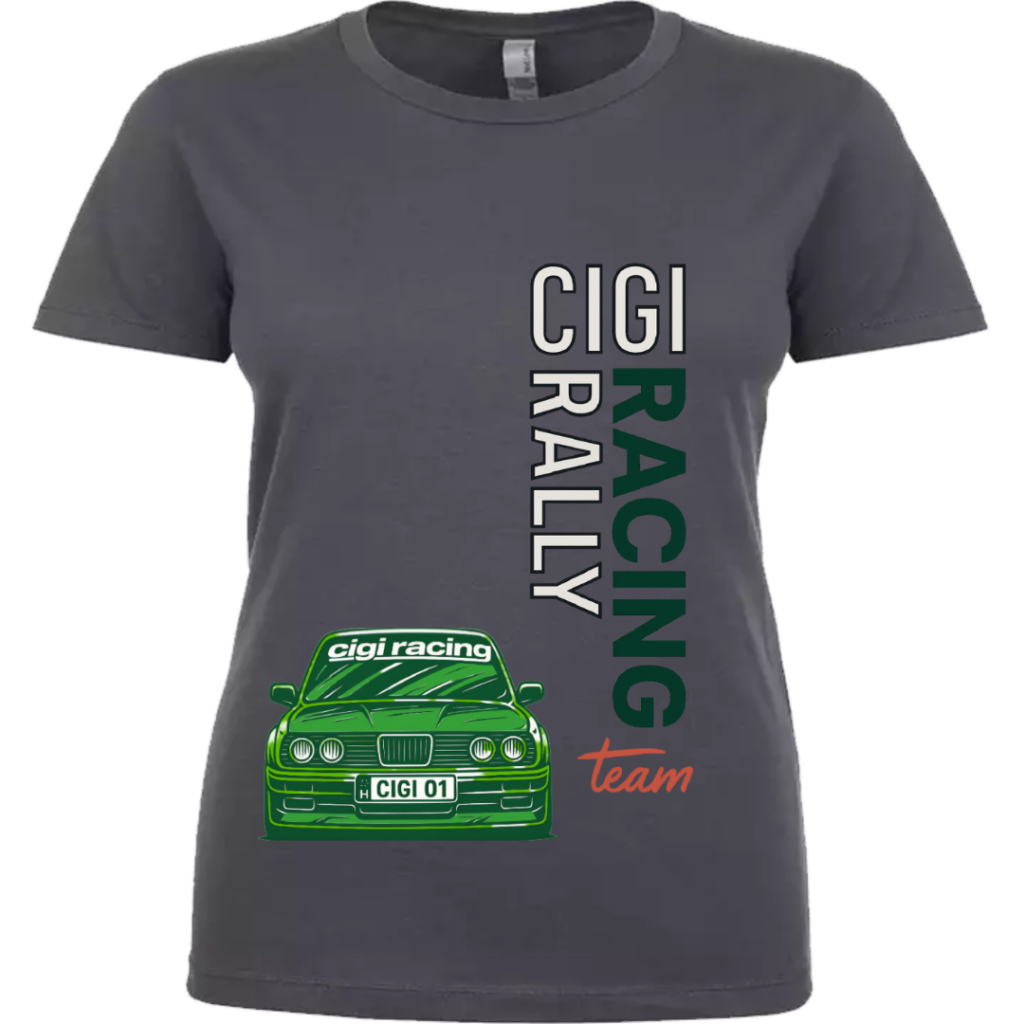 CIGI Racing rally team Fekete Női pólóó